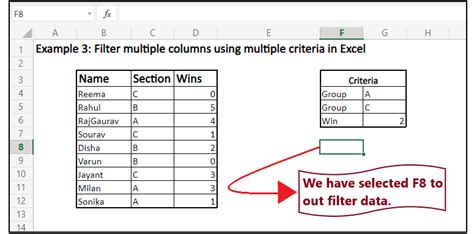 Excel Filter Function Javatpoint