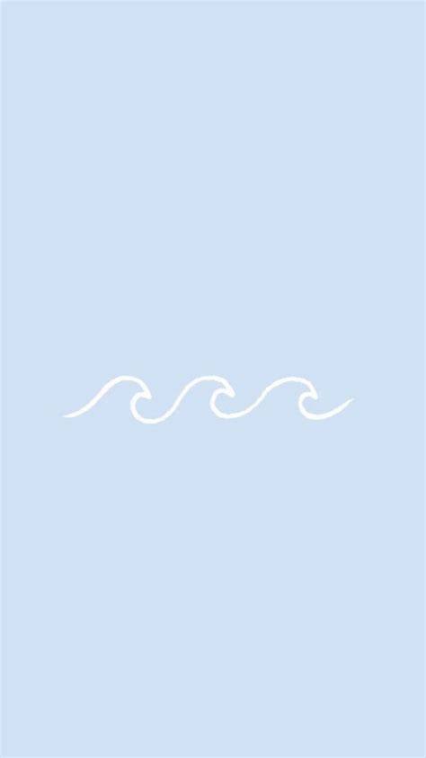And now, here is the 1st impression: Light Blue Ocean Wave Wallpaper!💙 | Iphone background ...