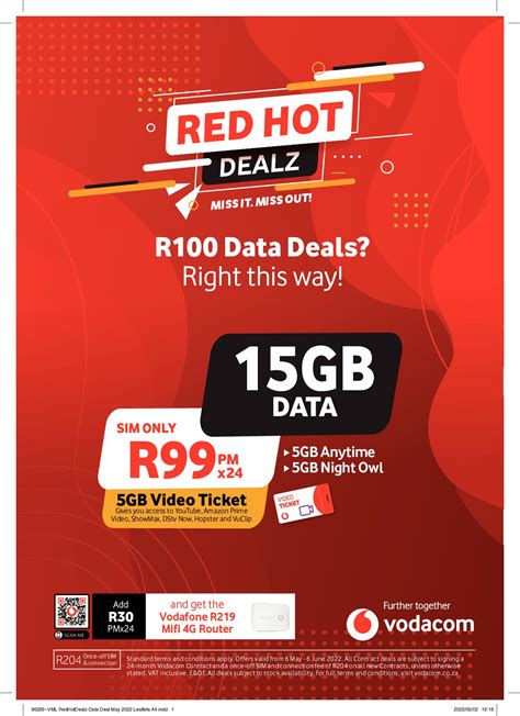 Calaméo 96239 Vml Red Hot Dealz Data Deal May 2022 Leaflets A4