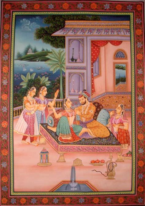 mughal harem exotic india art