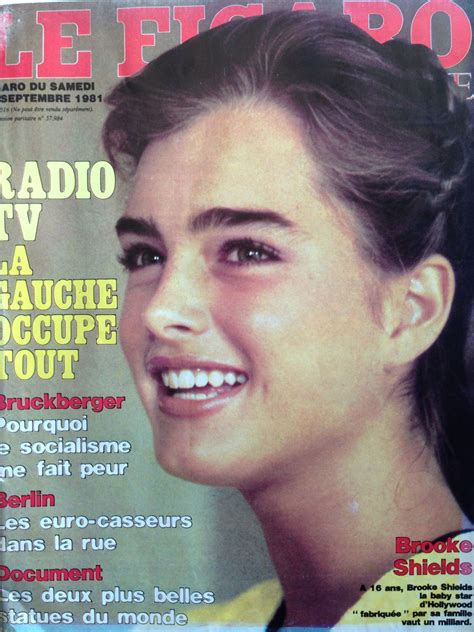 Le Figaro Magazine September 1981 Radios Brooke Shields Young Le