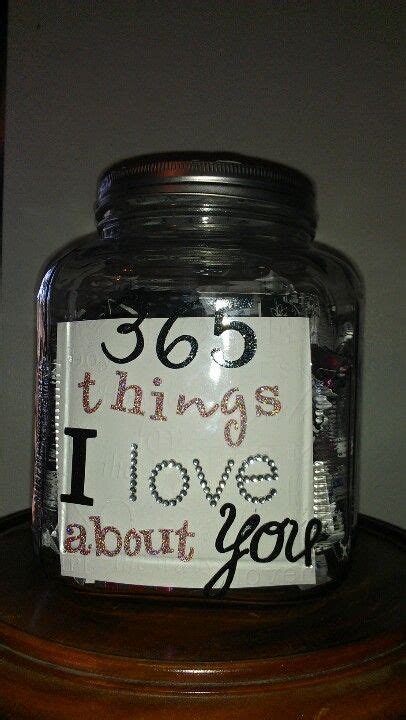 Hang out anytime, anywhere—messenger makes it easy and fun to stay close to your favorite people. "365 things I love about you" jar | Reasons why i love you, My love, Cute crafts