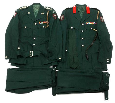 Rhodesian Army Officer Service Uniform Lot Of 2