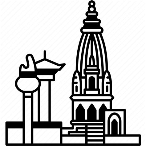 Bhaktapur Heritage Temple Landmark Nepal Icon Download On Iconfinder