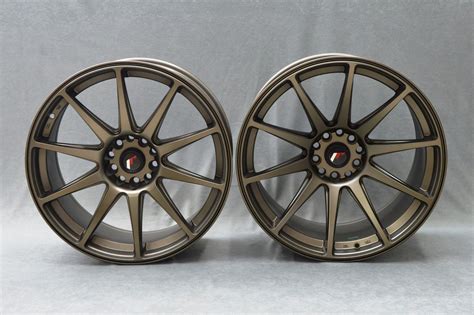 >jr wheels jr11 17x8,25 et35 4x100/114,3 matt bronze. JAPAN RACING JR11 17" 7,25J ET35 + 8,25J ET35 5x112/5x114 ...