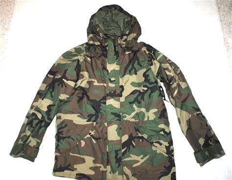Us Military Ecwcs Gore Tex Cold Weather Woodland Camo Parka Large Long