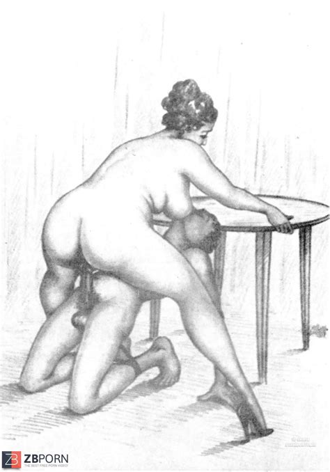Vintage Erotic Shemale Art