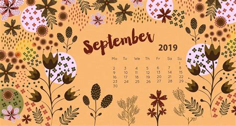 September 2019 Desktop Screensaver Desktop Wallpapers Backgrounds