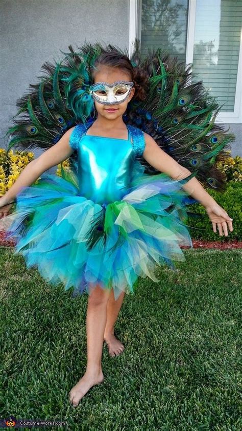 Ashley This Is My Daughter Zia Wearing A Peacock Costume I Made For