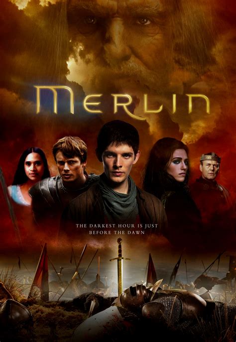 Merlin Series 4 Poster Edited With Gwen In Her New Dress Merlin On