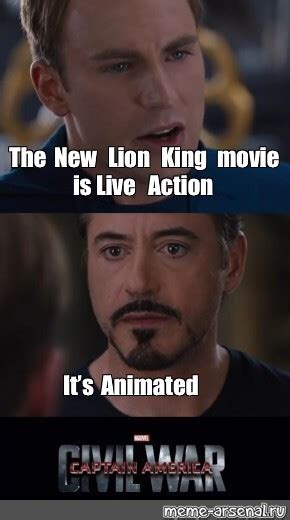 Сomics Meme The New Lion King Movie Is Live Action Its Animated