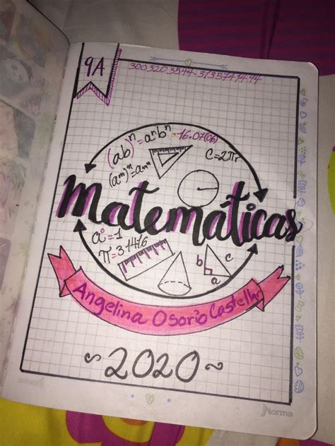 Portadas Para Cuadernos De Matemática 2020 8F8
