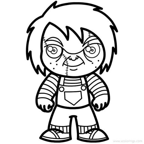 Chucky Coloring Pages Printable Sketch Coloring Page