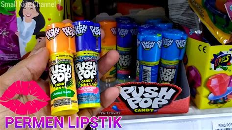 Permen Lipstik Push Pop Candy Orange Flavor Review Jajanan Anak