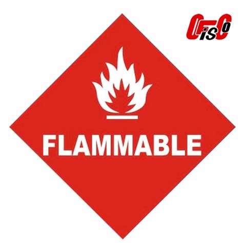 Flammable Decal Sticker 5 X 5 Red Shopee Philippines