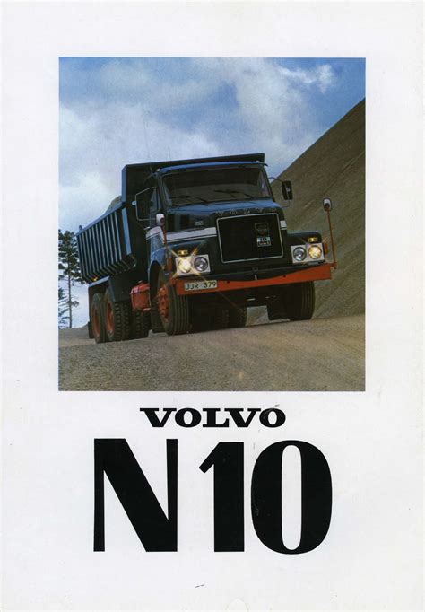 Historic Trucks Volvo N10 Sales Brochures