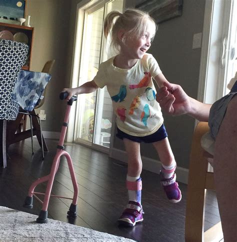 4 Year Old Michigan Girl With Cerebral Palsy Takes First Steps ‘im