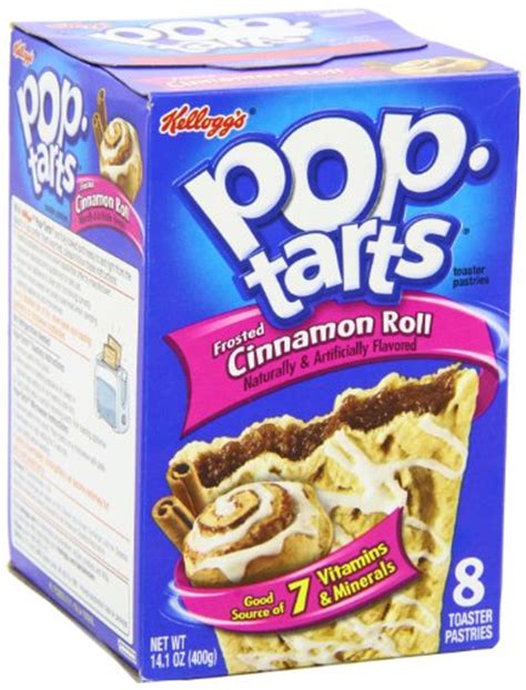 Pop Tarts Breakfast Toaster Pastries Frosted Cinnamon Roll Flavored 14 1 Oz 8 Count Pack Of