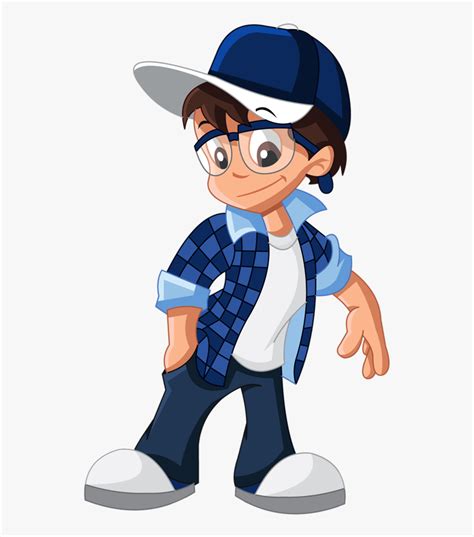 People Clipart Handsome 5png Cartoon Boy With Cap Transparent Png