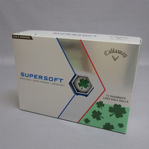 【未使用】callaway スーパーソフト シャムロック 1箱 12球 Us限定 2023年 キャロウェイ Supersoft