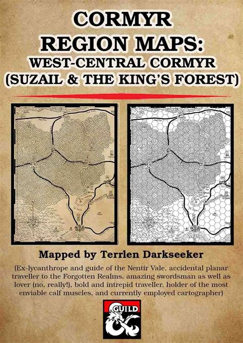 Cormyr Region Maps West Central Cormyr Dungeon Masters Guild