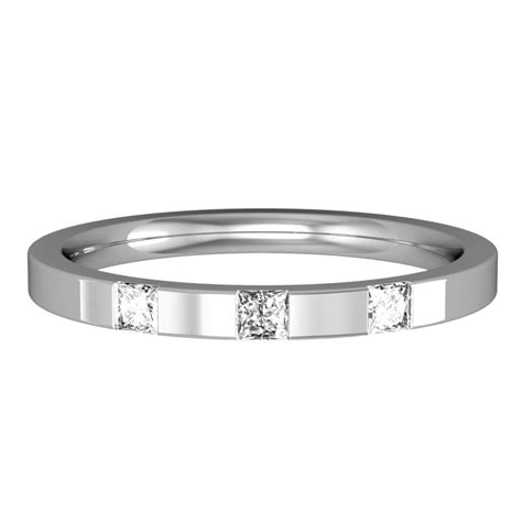 Ladies 18ct White Gold Diamond Set Wedding Ring Or Dress Ring