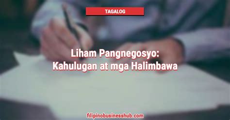 Liham Pangnegosyo Kahulugan At Mga Halimbawa Business News Philippines