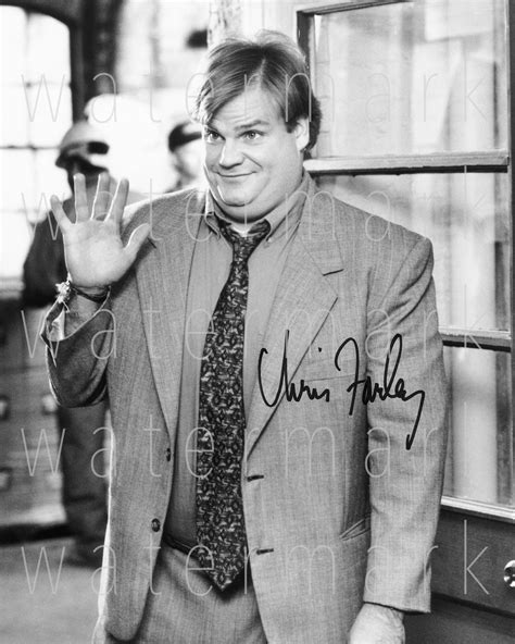 Chris Farley Snl Signed 8x10 Photo Autograph Etsy