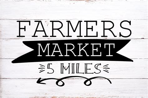 Farmers Market Svg Market Fresh Svg File Cricut Cutting File Etsy