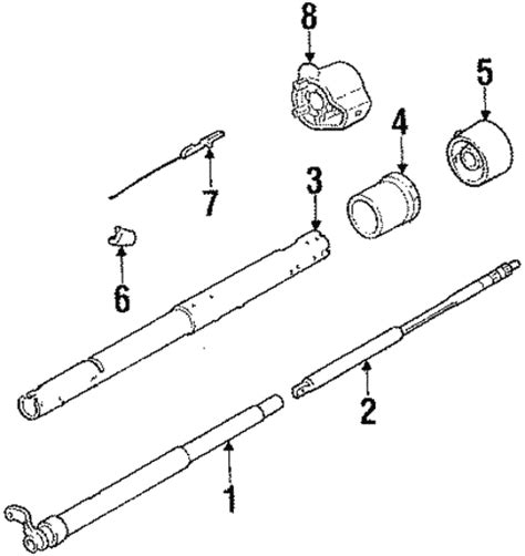 Steering Column Assembly For 1986 Gmc K1500 Pickup Gmpartsnow