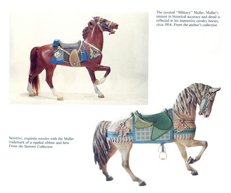 Ca 1910 Military Muller Carousel Horse