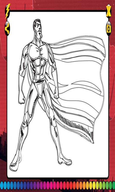 Unlike many coloring book apps which try to fit everything into a single experience, colorfit has you can also import your own photos and drawings to color them as well. Superhero Coloring Book Android App - Free APK by ...