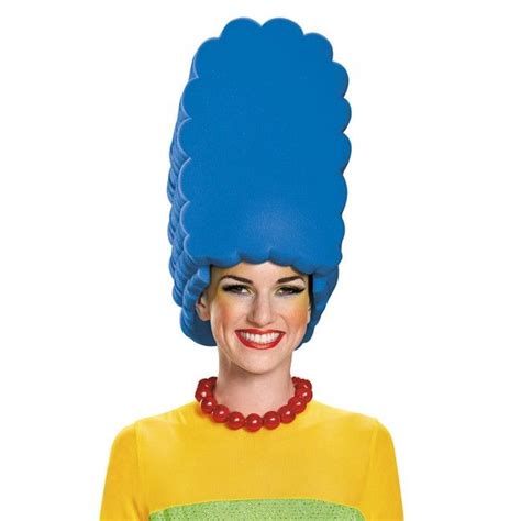 Marge Foam Wig Disguise Simpsons Costumes Marge Simpson Costume Foam Wigs