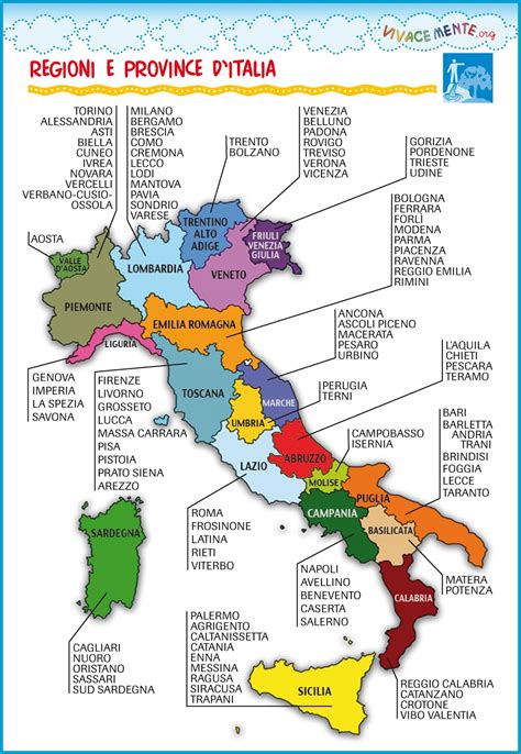Cartina Italia Regioni E Confini Shakshay