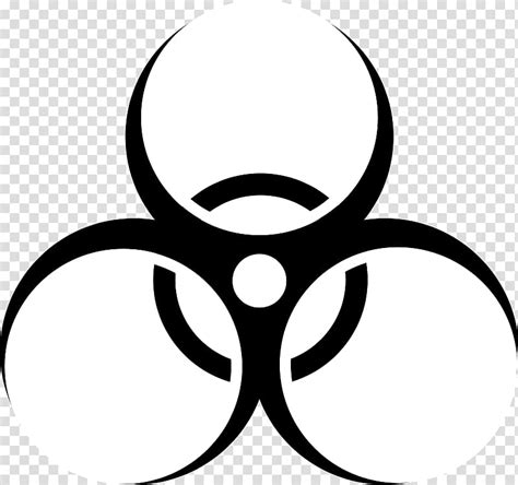 Biological Hazard Symbol Sign Hazardous Waste Transparent Background