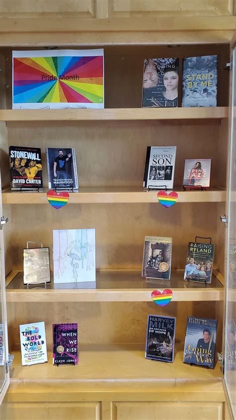 Pride Month Student Center Display June 2021 Book Display Library