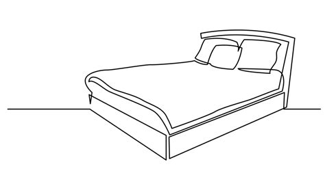 Bed Drawing Simple Bed Drawing Bodewasude