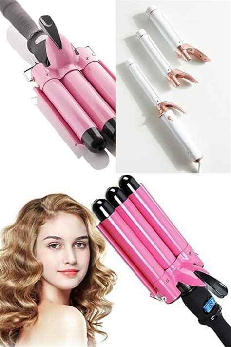 Alure Three Barrel Curling Iron Wand With Lcd Temperature Display 1