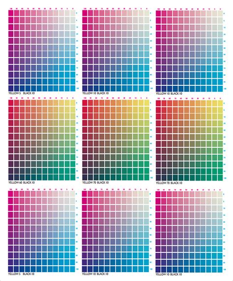 That's found under the file menu, under document color mode. FREE 8+ Sample CMYK Color Chart Templates in PDF