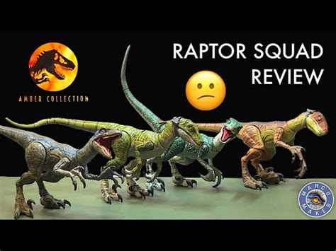 Mattel Jurassic World Camp Cretaceous Raptor Squad Action Figure Set Pieces