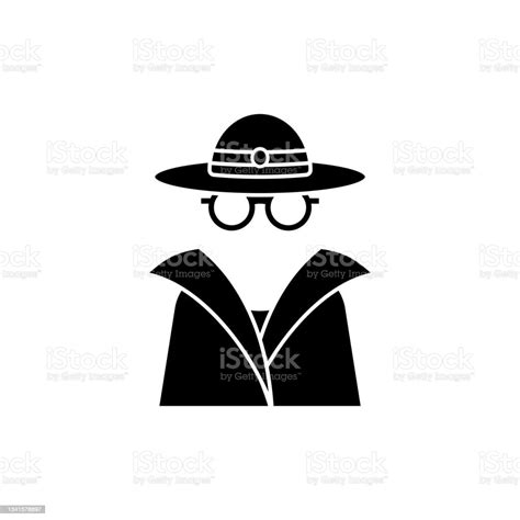 Spy Icon Design Template Illustration Isolated Stock Illustration