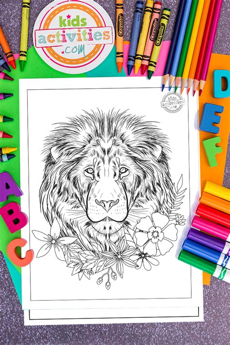 Coolest Animal Coloring Pages for Adults | Kids Activities Blog