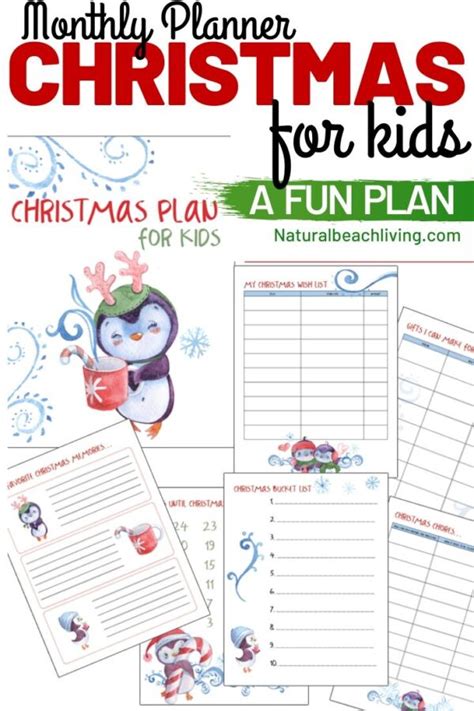 Free Christmas Planner For Kids The Best Printable Christmas