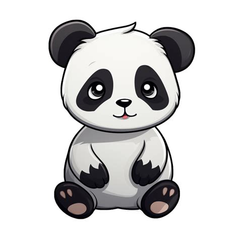 Cute Baby Panda Sticker Transparent Png 27187539 Png