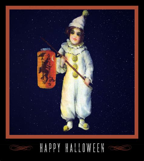 Vintage Child Halloween Poster Free Stock Photo Public Domain Pictures