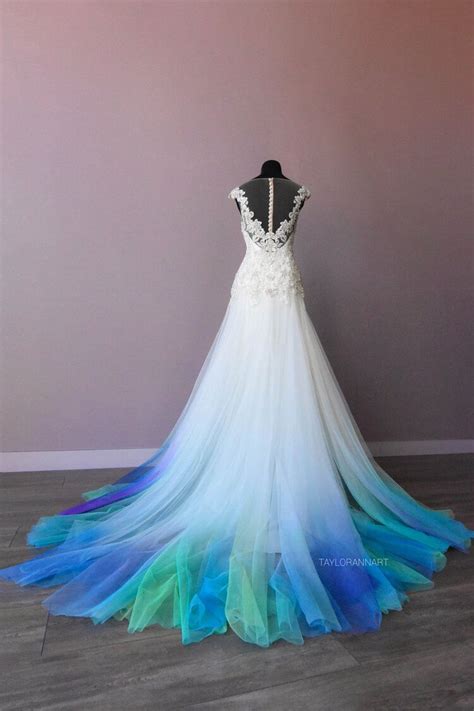 Colorful Ombré Wedding Gowns Shop — Canvas Bridal In 2021 Wedding