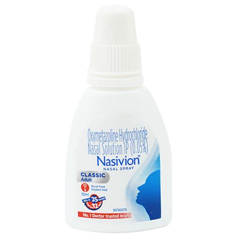 Nasivion Nasal Spray View Price Benefits Side Effects Netmeds