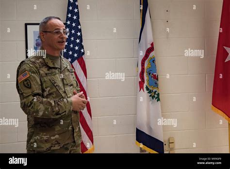 Us Army National Guard Chief Warrant Officer 5 Ron Hypes Gives A