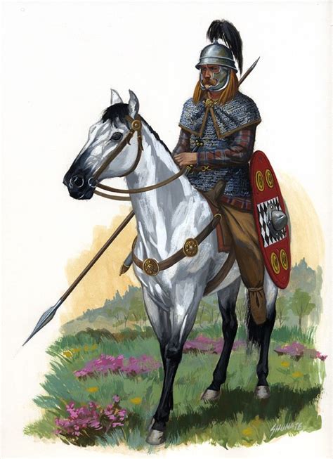Gallic Cavalrymen 1st Century Bc Celtic Warriors Ancient Warriors