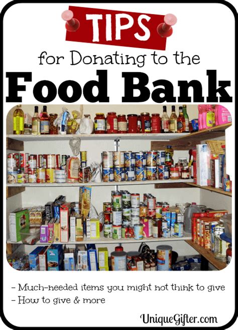 Tips For Donating To Food Banks Unique Ter